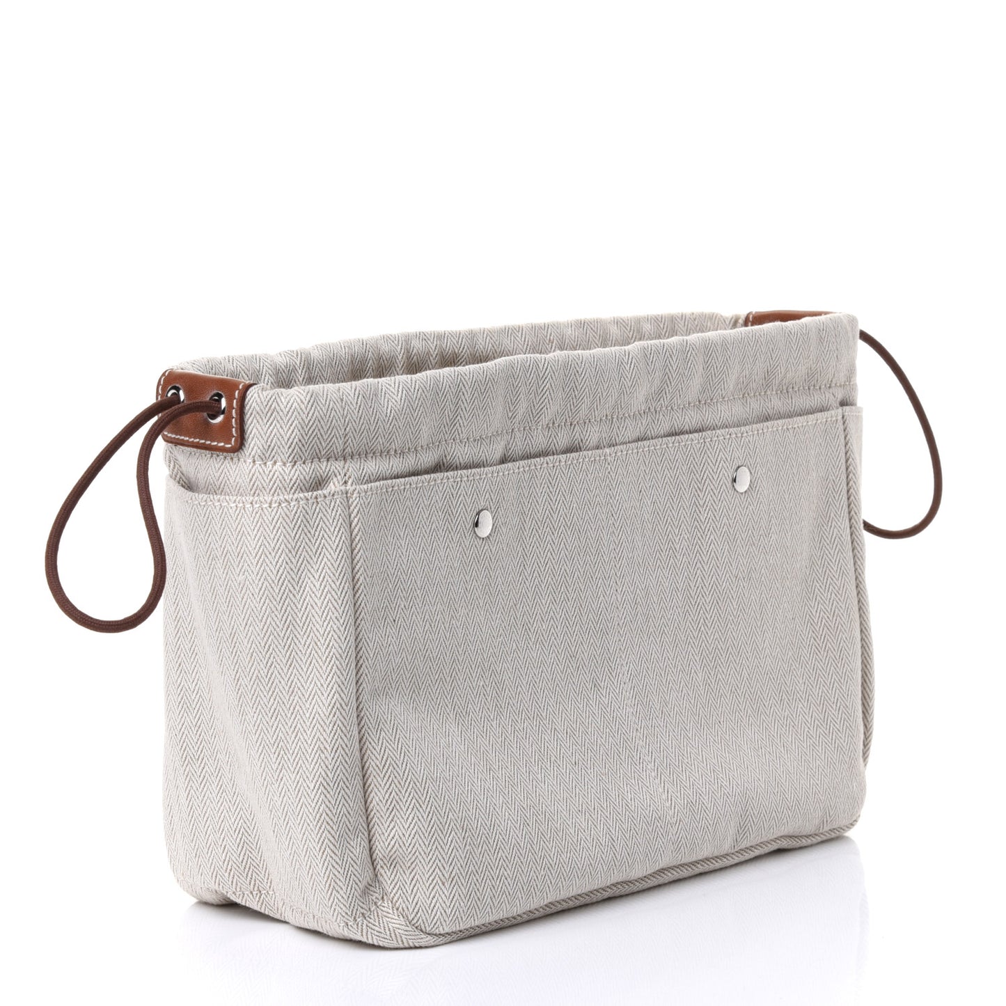Canvas Barenia Fourbi 25 MM Pouch Naturel Fauve