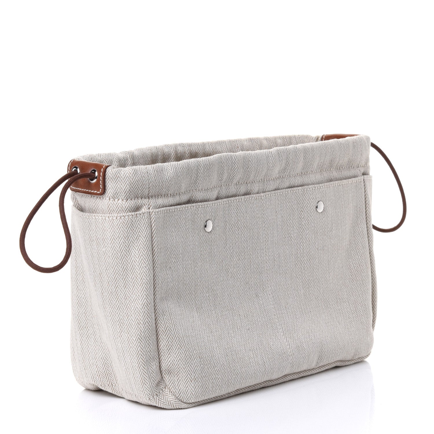 Hermes Canvas Barenia Fourbi 25 MM Pouch Naturel Fauve 2 of 4