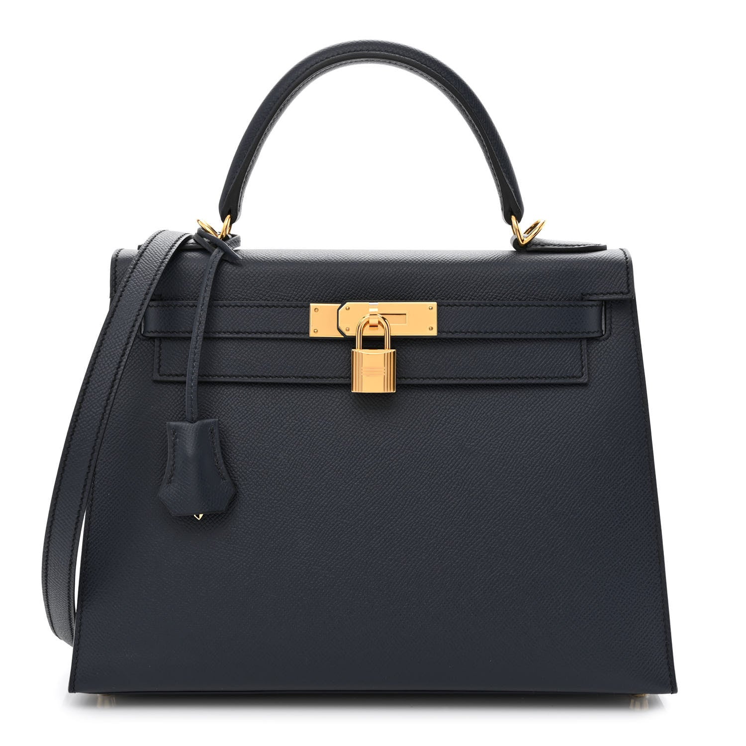 Hermes Epsom Kelly Sellier 28 Bleu Indigo 1 of 11