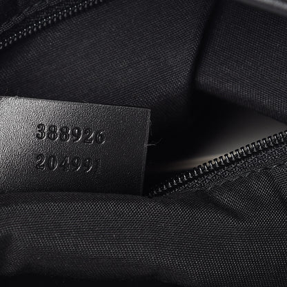 Gucci GG Monogram Web Flat Messenger Bag Black 7 of 9