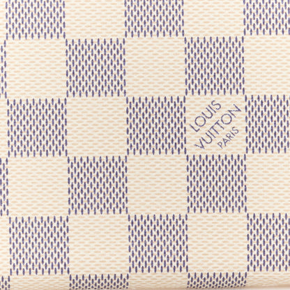 Louis Vuitton Damier Azur Clemence Wallet Rose Ballerine 8 of 9