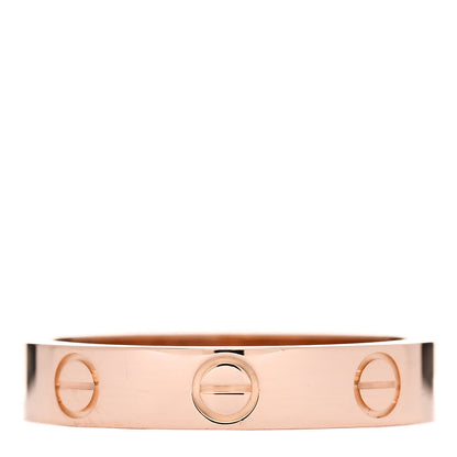 Cartier 18K Pink Gold 3.5mm LOVE Wedding Band Ring 52 6 3 of 5