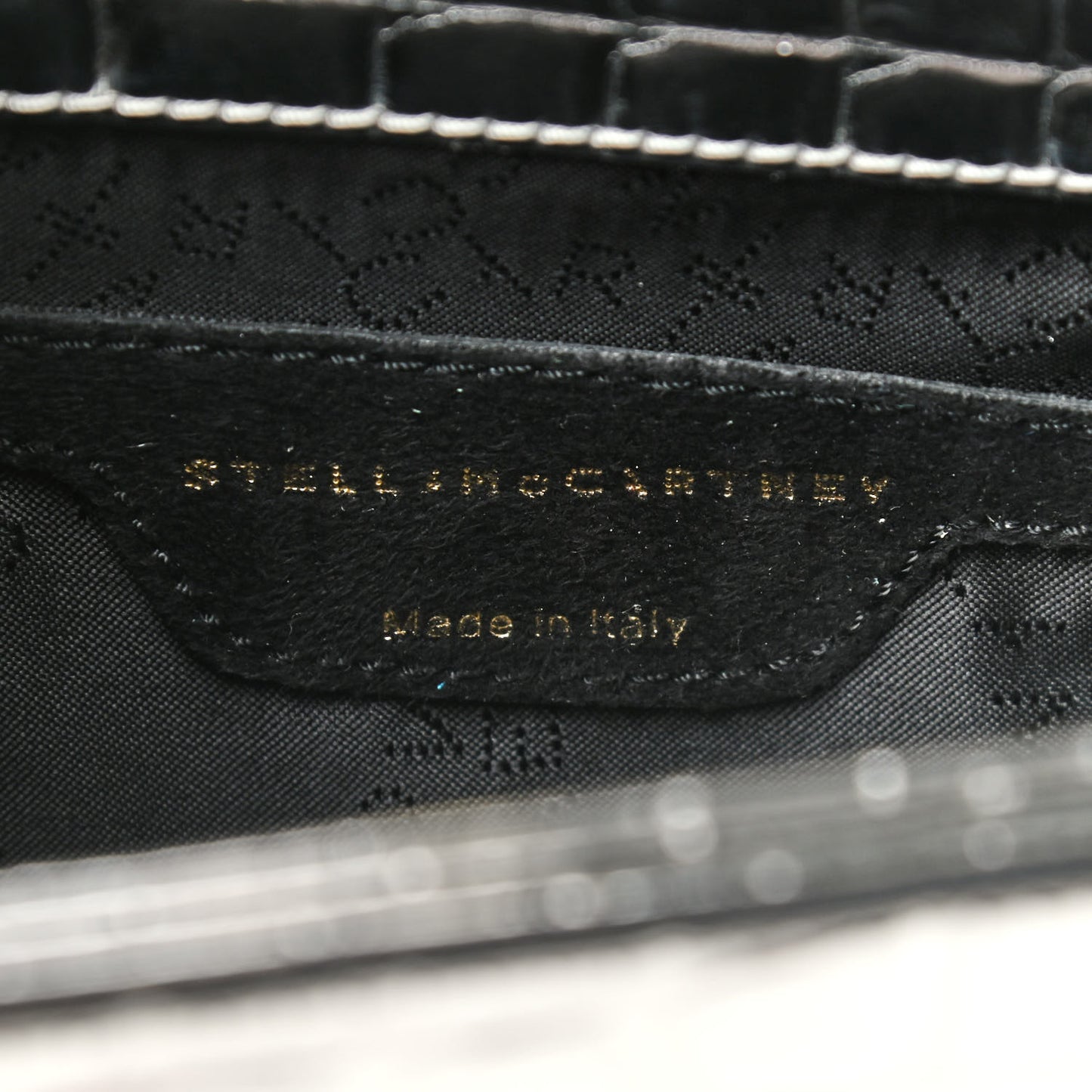 Embossed Crocodile Effect Grace Silver