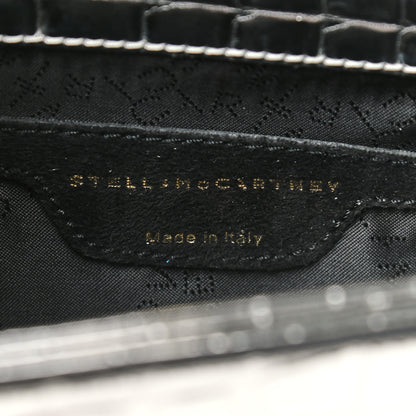 Stella McCartney Embossed Crocodile Effect Grace Silver 6 of 8