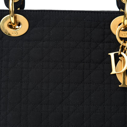 Christian Dior Nylon Cannage Medium Lady Dior Black 10 of 10
