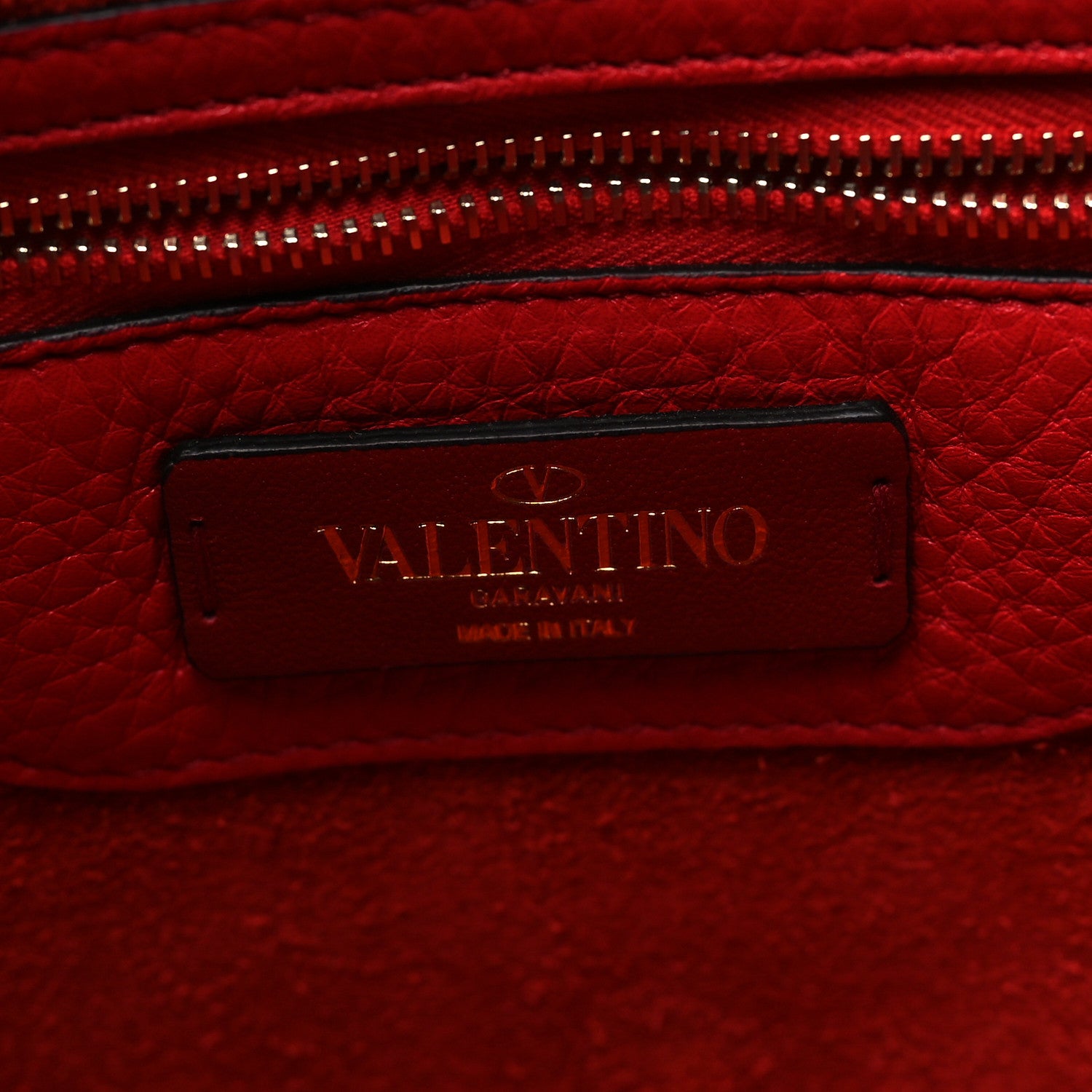 Valentino Garavani Grained Calfskin Rockstud Shoulder Tote Rouge Pur 6 of 10