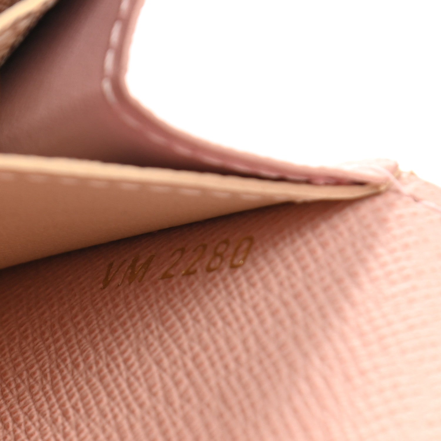Louis Vuitton Damier Azur Emilie Wallet Rose Ballerine 7 of 8