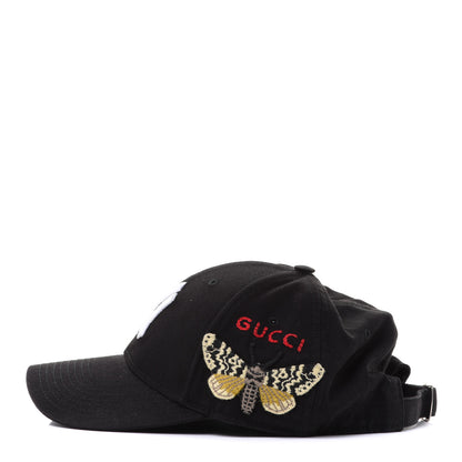 Gucci X MLB Cotton NY Yankees Baseball Hat 57-61 Black 4 of 10