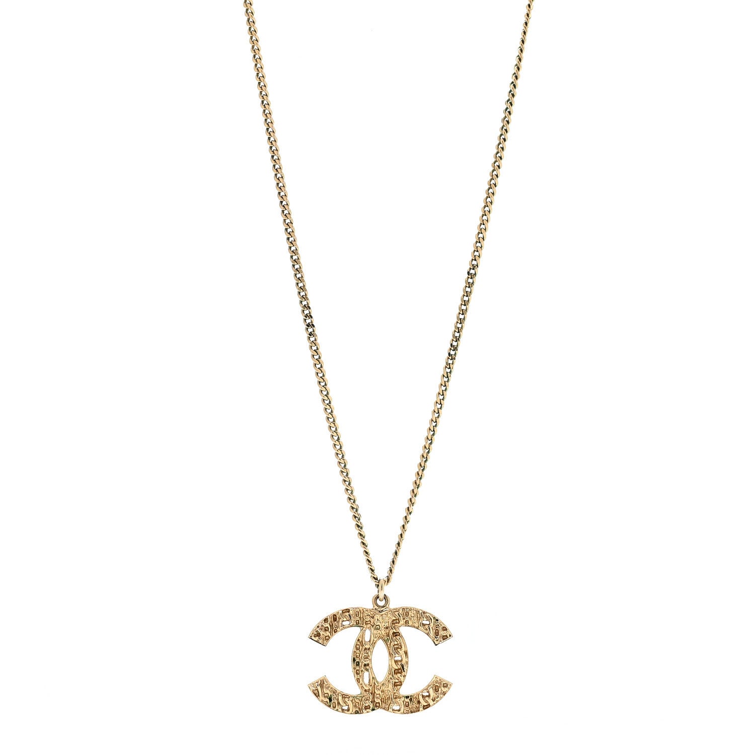 Chanel Chain CC 100 Anniversary Necklace Gold 1 of 7