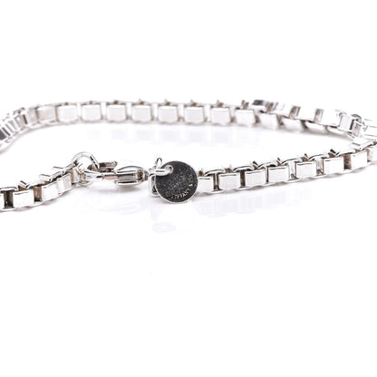 Tiffany Sterling Silver 4mm Venetian Link Bracelet 5 of 5
