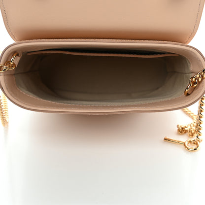 Chloe Calfskin Lizard Embossed Small Aby Lock Delicate Pink 3 of 3