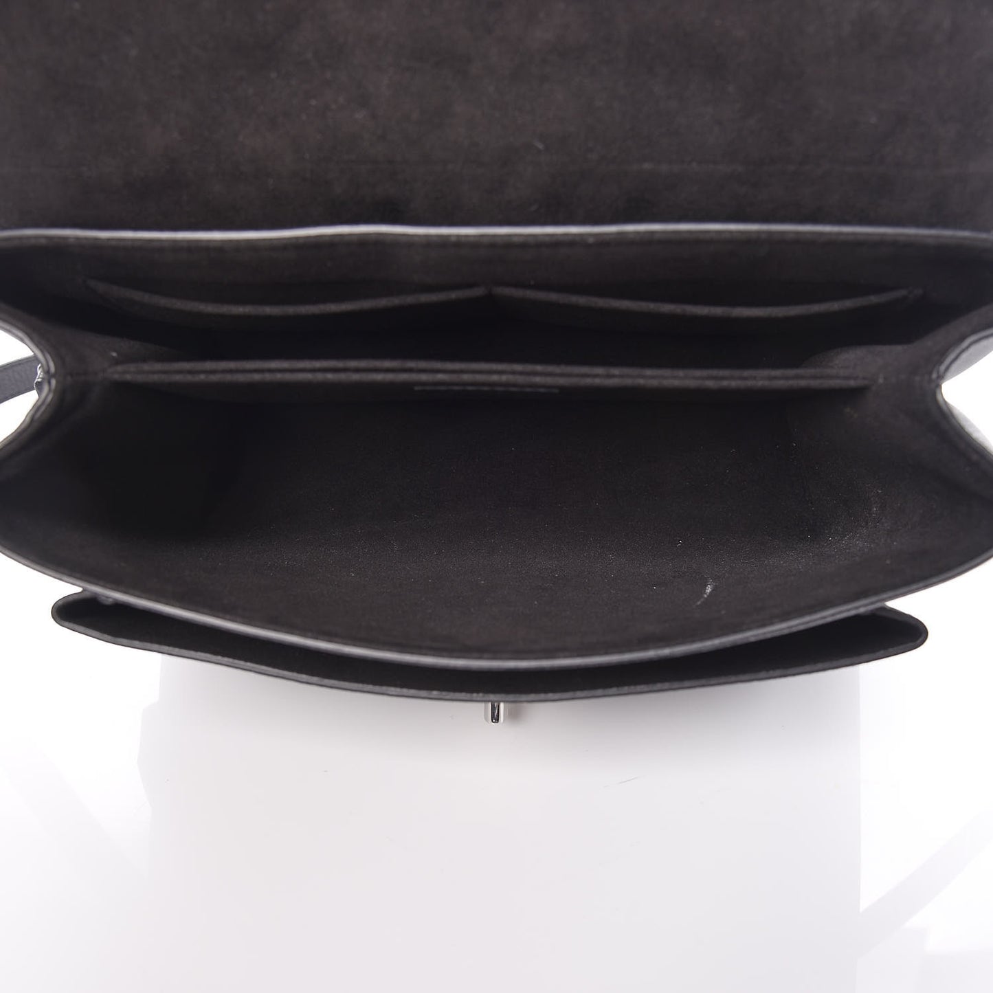 Soft Calfskin My Lockme Top Handle Black