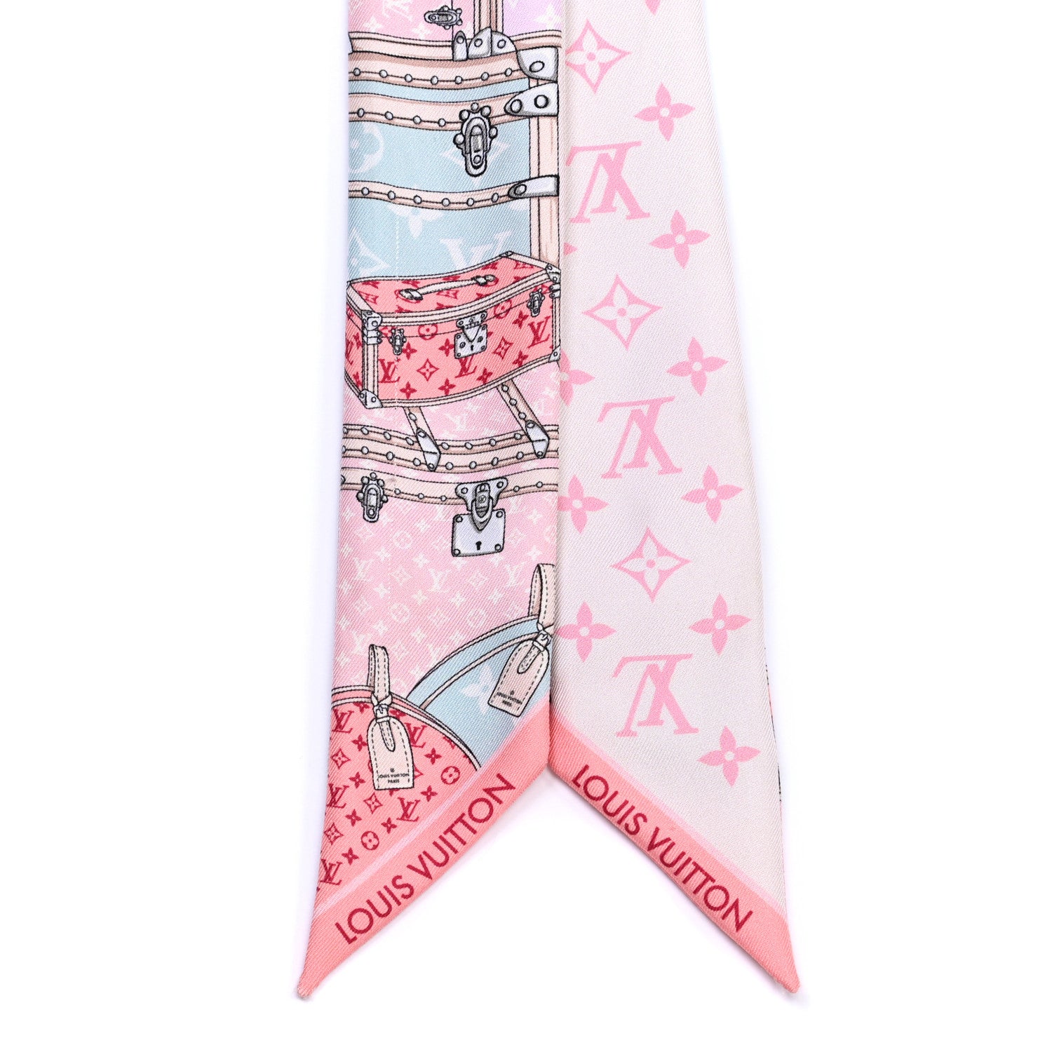 Louis Vuitton Silk Monogram Let's Go BB Bandeau Pink 3 of 6