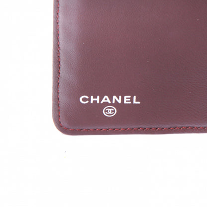 Chanel Lambskin Quilted Yen Wallet Black 5 of 7
