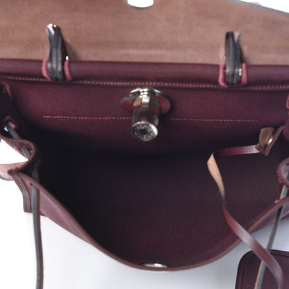 Hermes Vache Hunter Toile Officier Herbag Zip 31 PM Prune 8 of 13