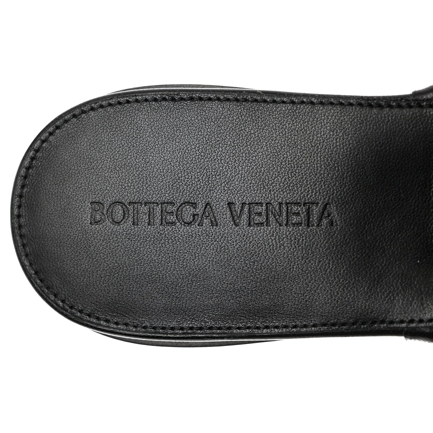 Bottega Veneta Nappa Quilted Rubber Lido Flat Sandals 38.5 Black 6 of 9