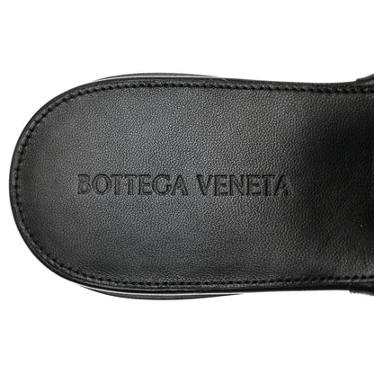 Bottega Veneta Nappa Quilted Rubber Lido Flat Sandals 38.5 Black 6 of 9