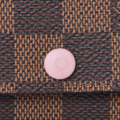 Louis Vuitton Damier Ebene Multicles 6 Key Holder Rose Ballerine 8 of 9