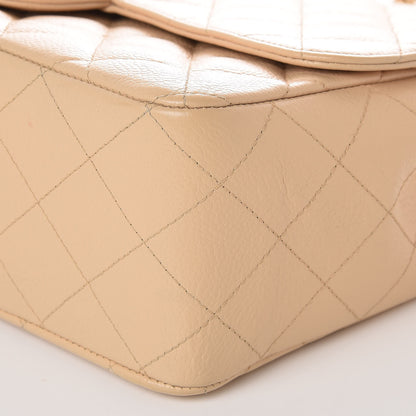 Chanel Caviar Quilted Jumbo Single Flap Beige Clair 6 of 10