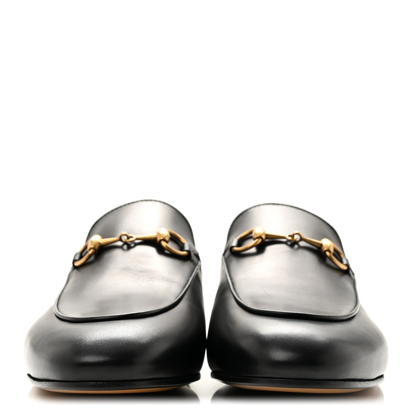 Calfskin Womens Princetown Slippers 37 Black