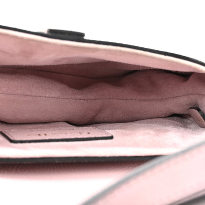 Christian Dior Grained Calfskin Mini Saddle Bag Light Pink 5 of 14