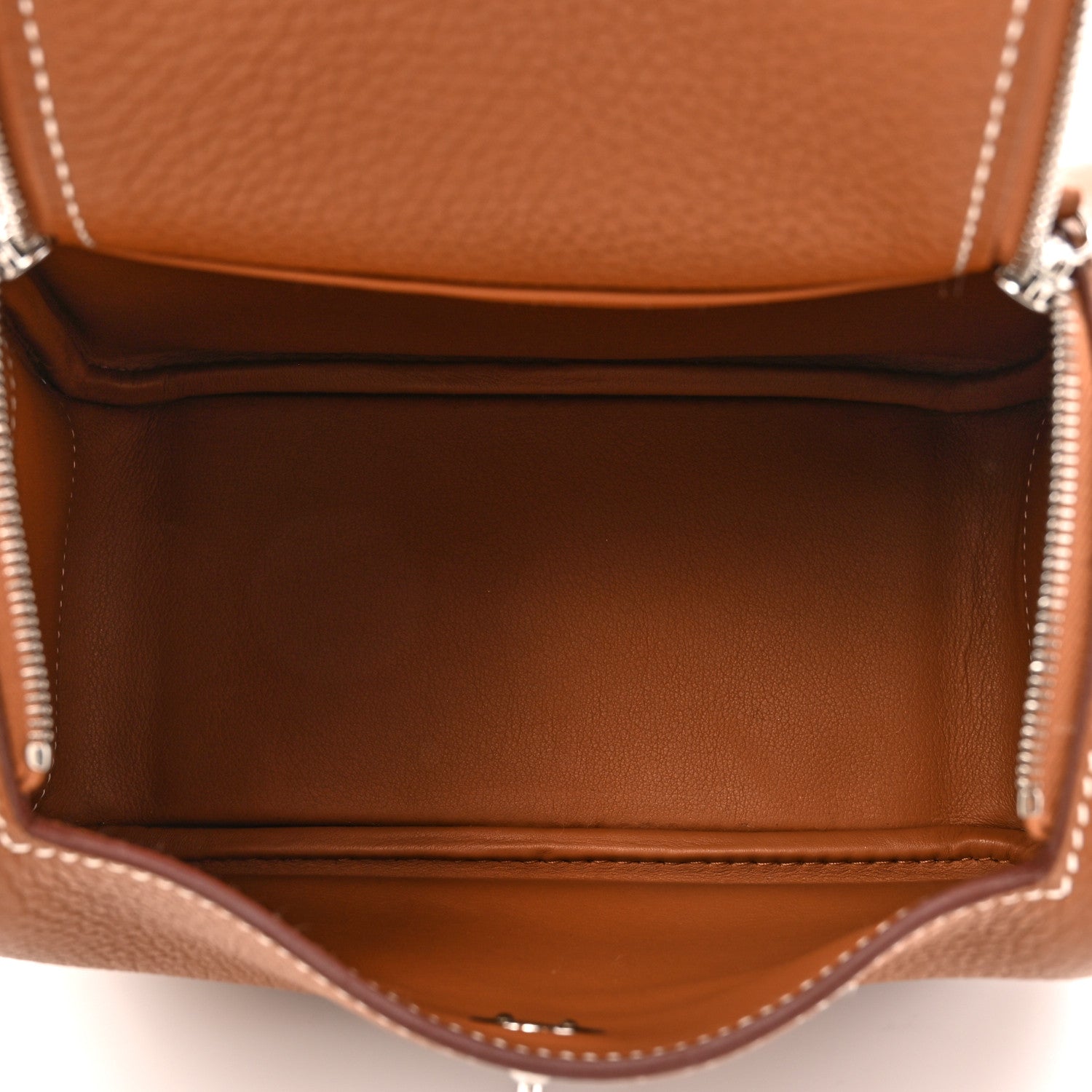 Hermes Taurillon Clemence Mini Lindy 20 Gold 5 of 9