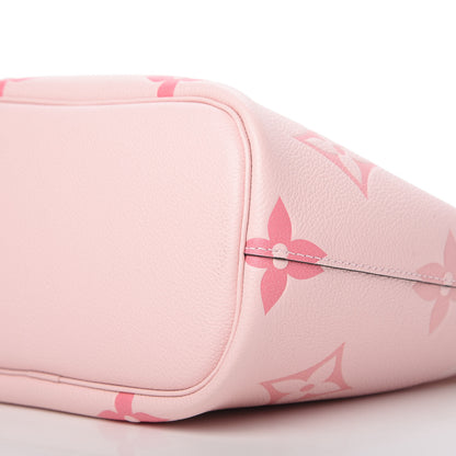 Louis Vuitton Empreinte Monogram Giant By The Pool Marshmallow Hobo PM Bouton De Rose 7 of 9