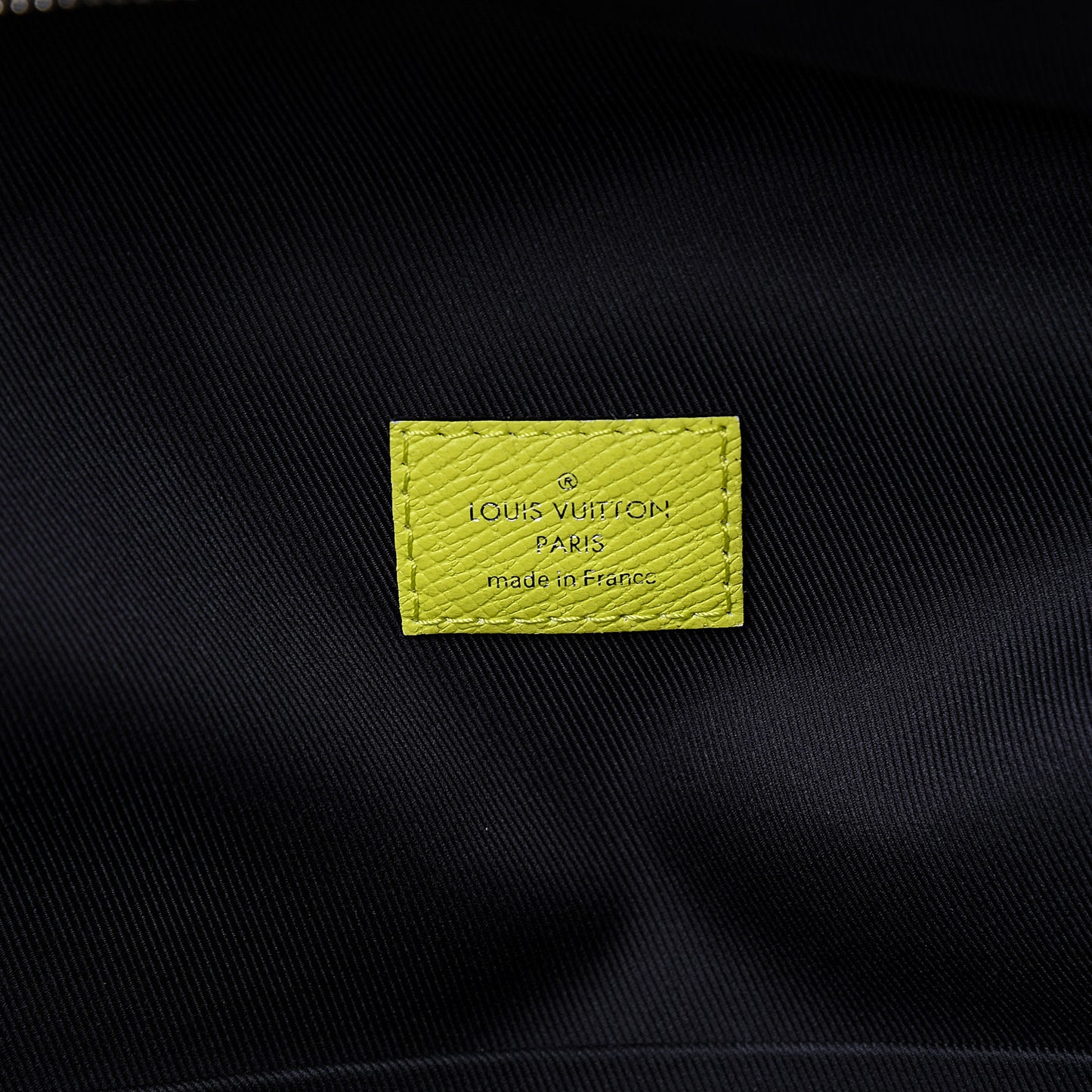 Taiga Monogram Discovery Backpack PM Yellow