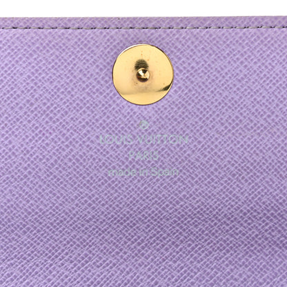 Louis Vuitton Monogram Multicolor Sarah Wallet Black Violet 6 of 7