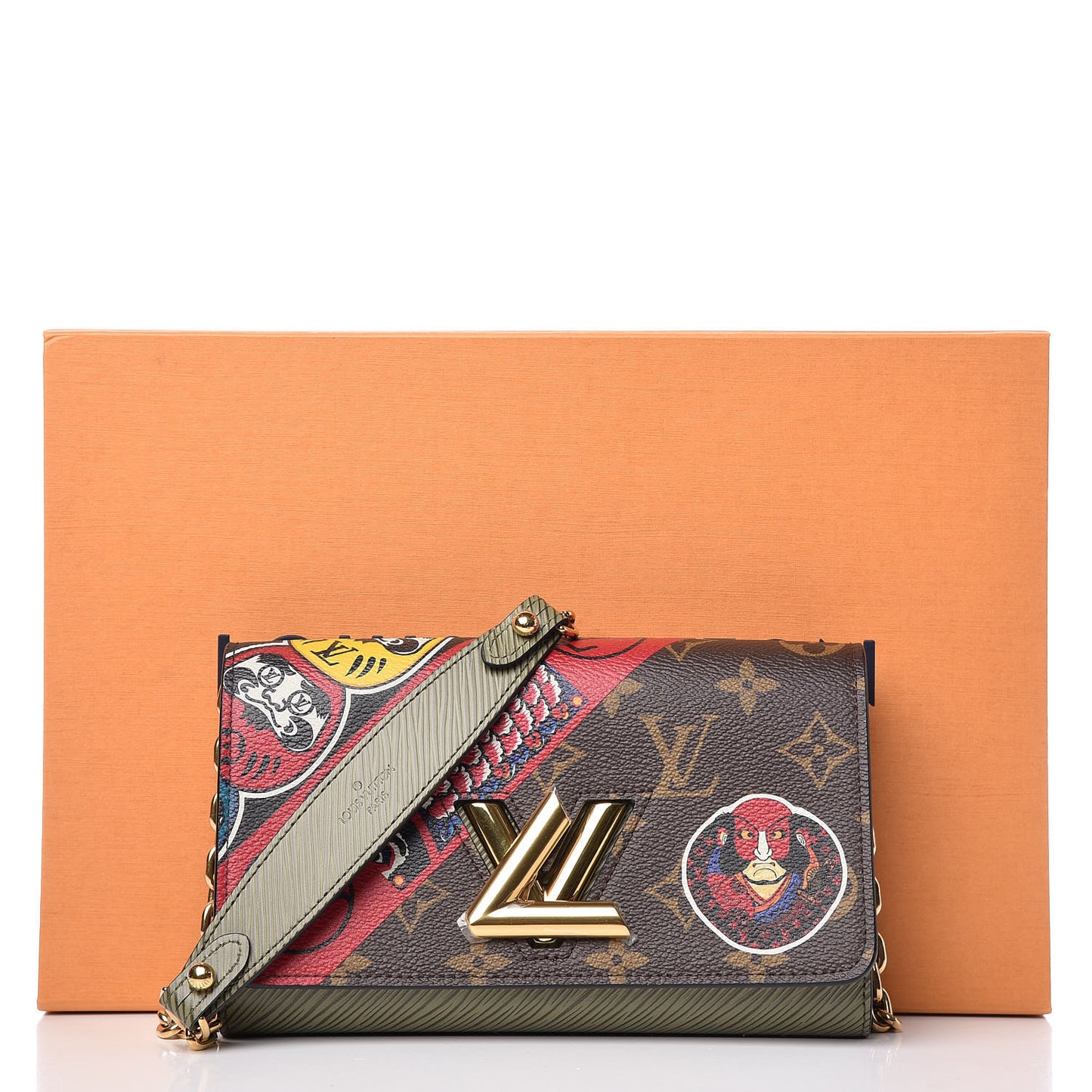 Monogram Epi Kabuki Twist Chain Wallet