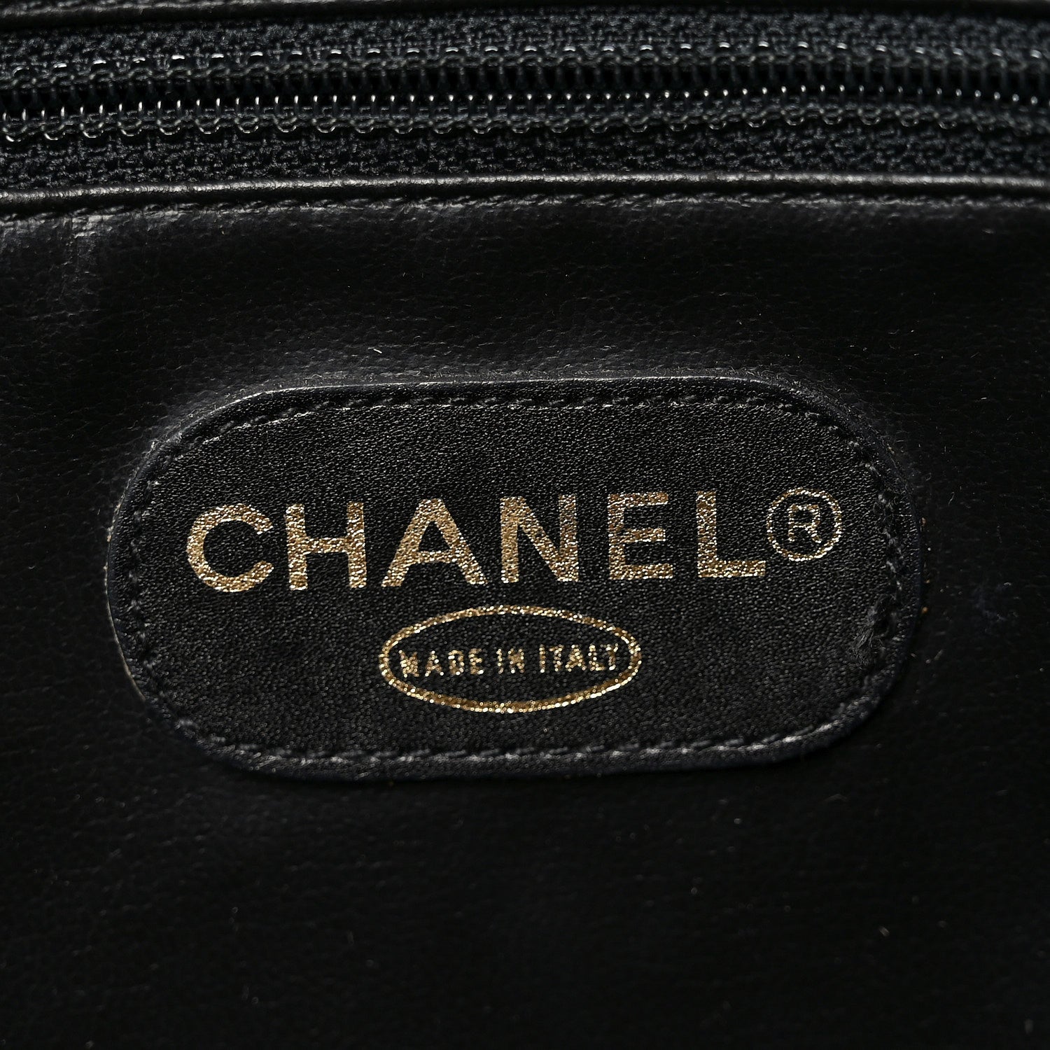 Chanel Caviar Large CC Shoulder Bag Black 5 of 9