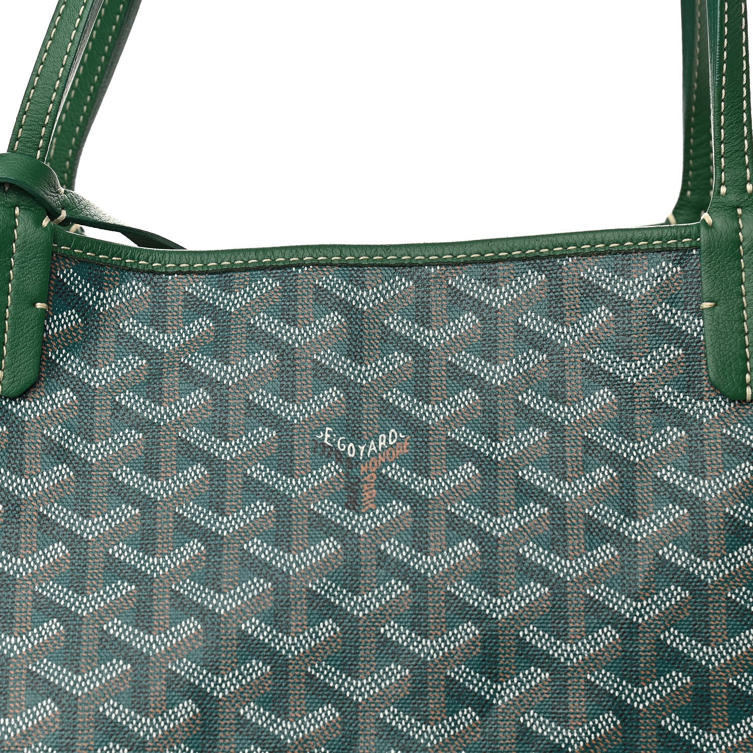 Goyard Goyardine Saint Louis GM Green 10 of 10