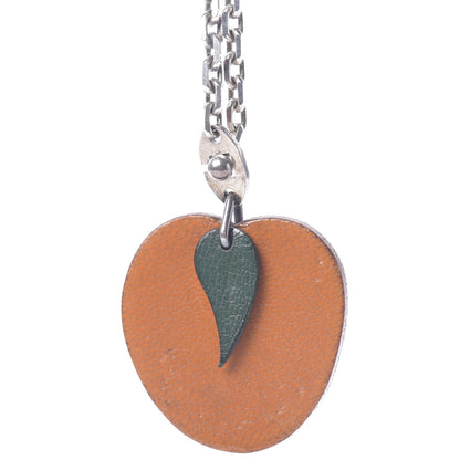 Hermes Chevre Mysore Orange Key Chain Bag Charm Orange 4 of 7