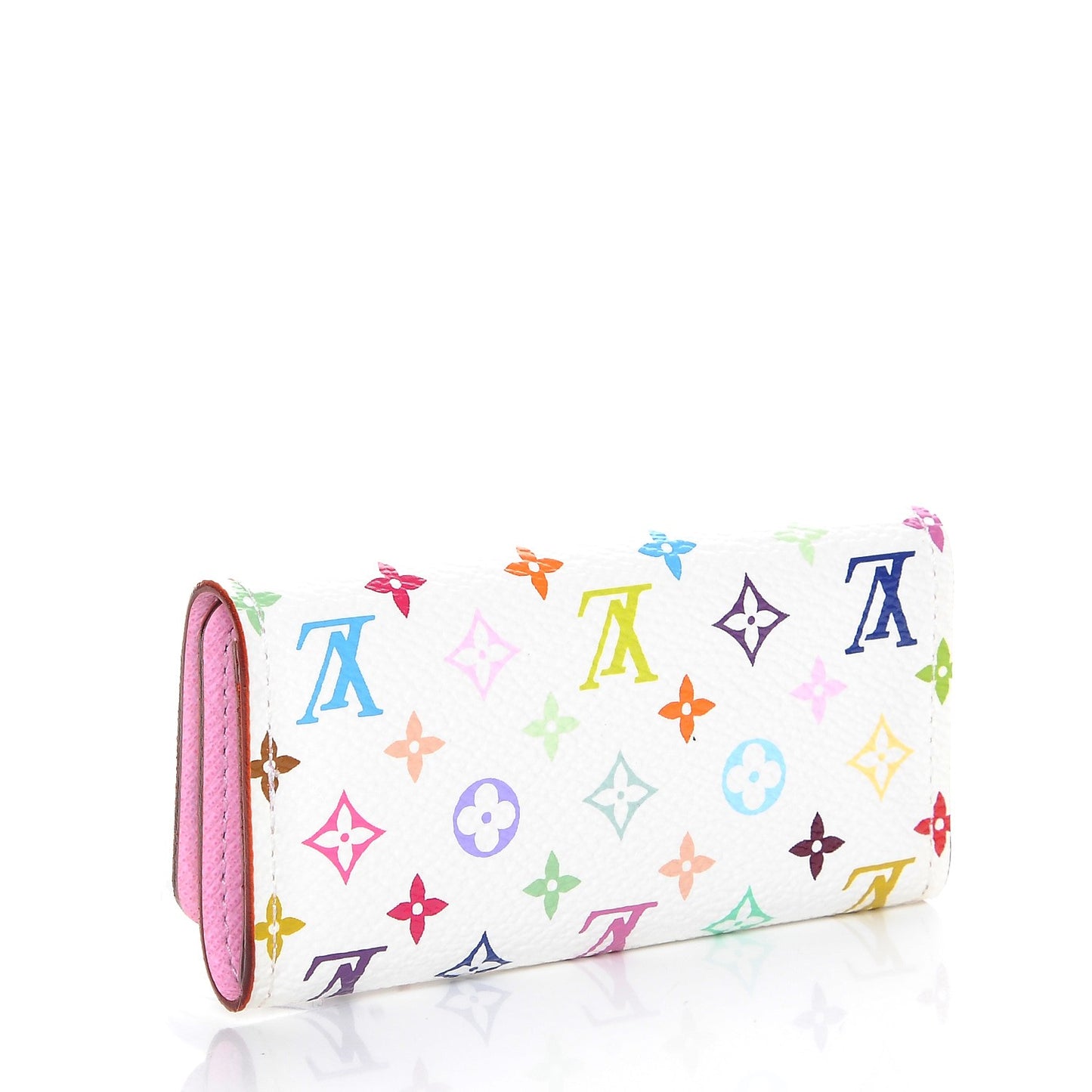 Monogram Multicolor Multicles 4 Key Holder White Litchi