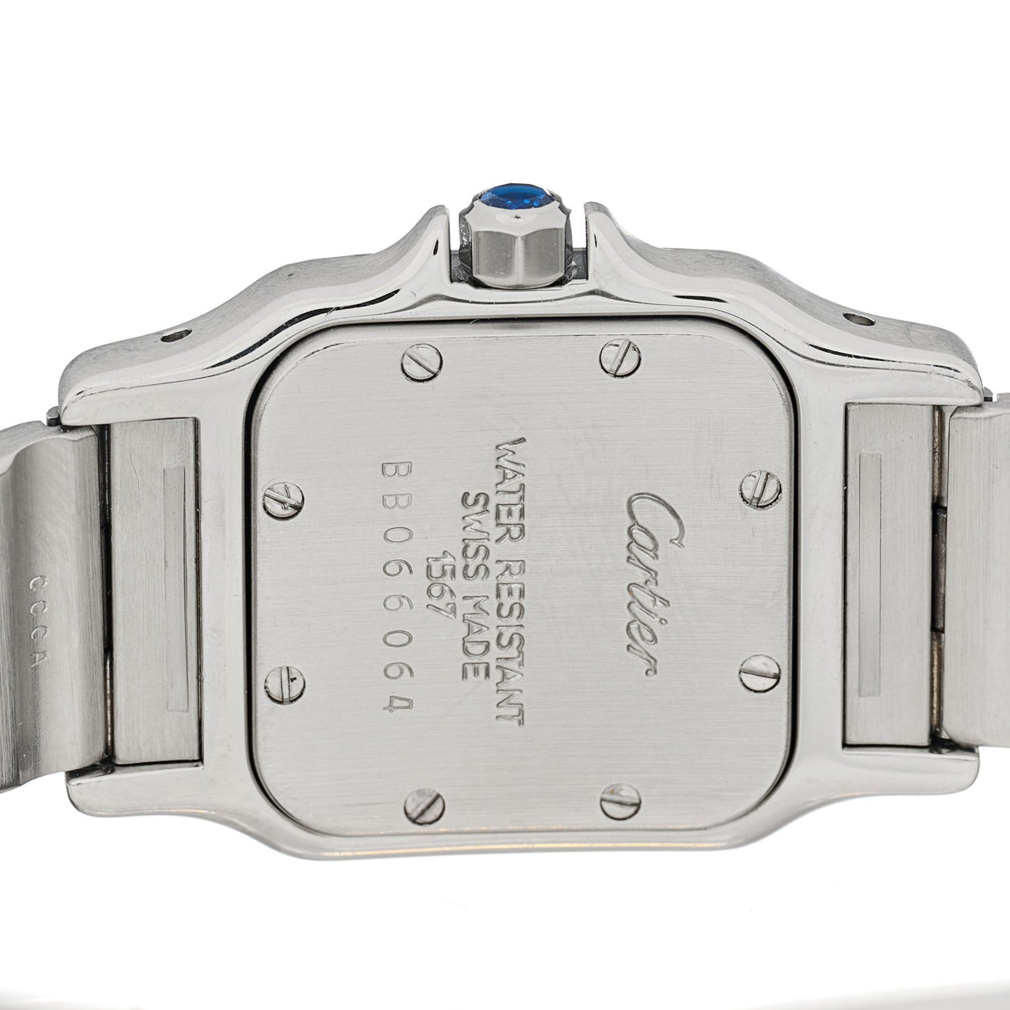 Stainless Steel 18K Yellow Gold 24mm Santos De Cartier Galbee Quartz Watch