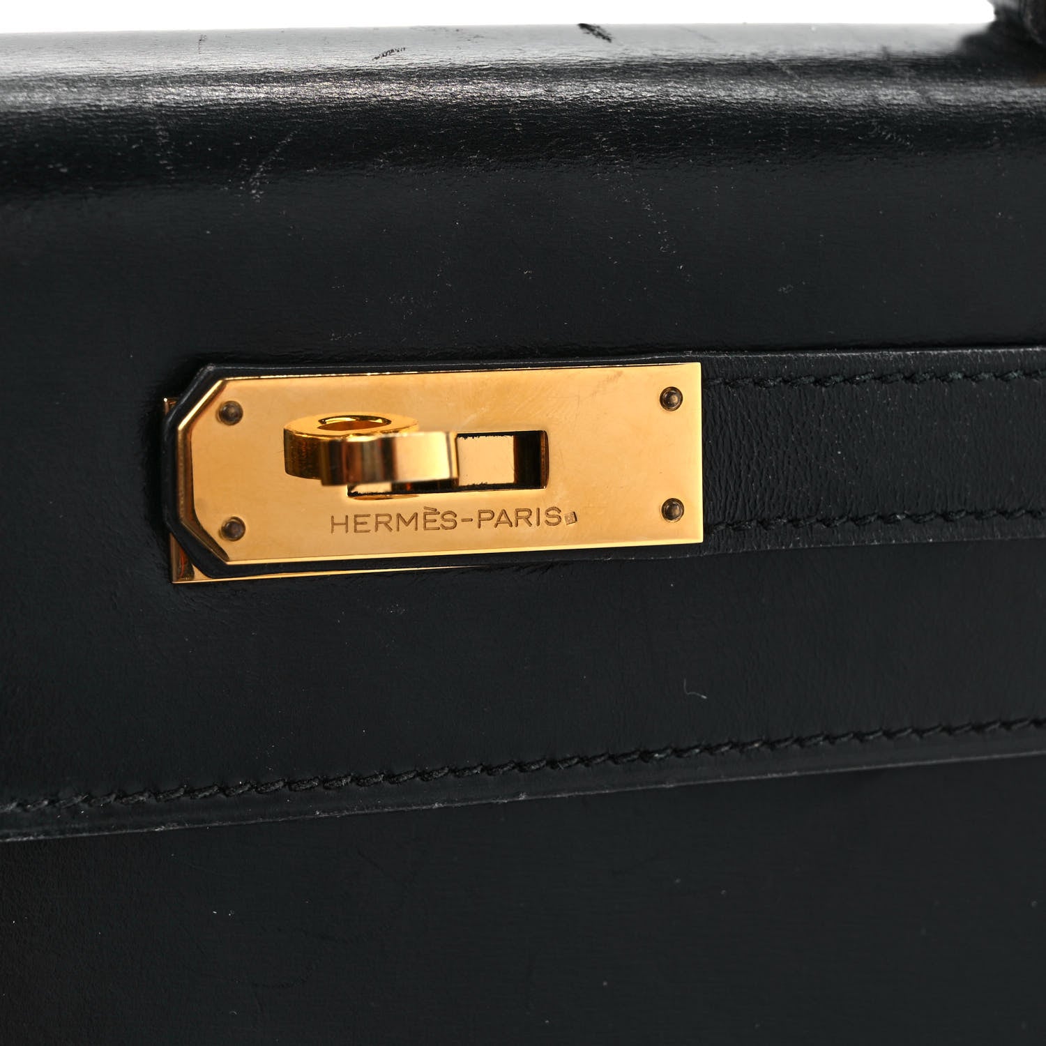 Hermes Box Kelly Sellier 28 Black 9 of 17