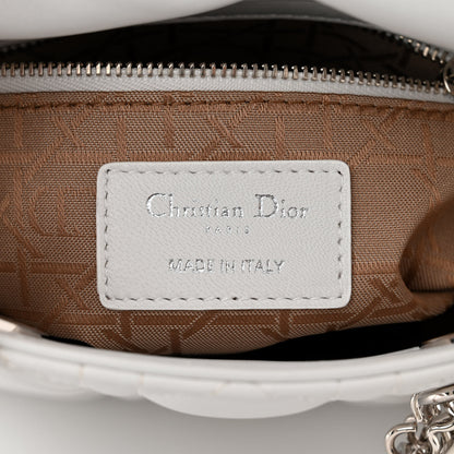 Christian Dior Lambskin Cannage Mini Lady Dior White 6 of 11