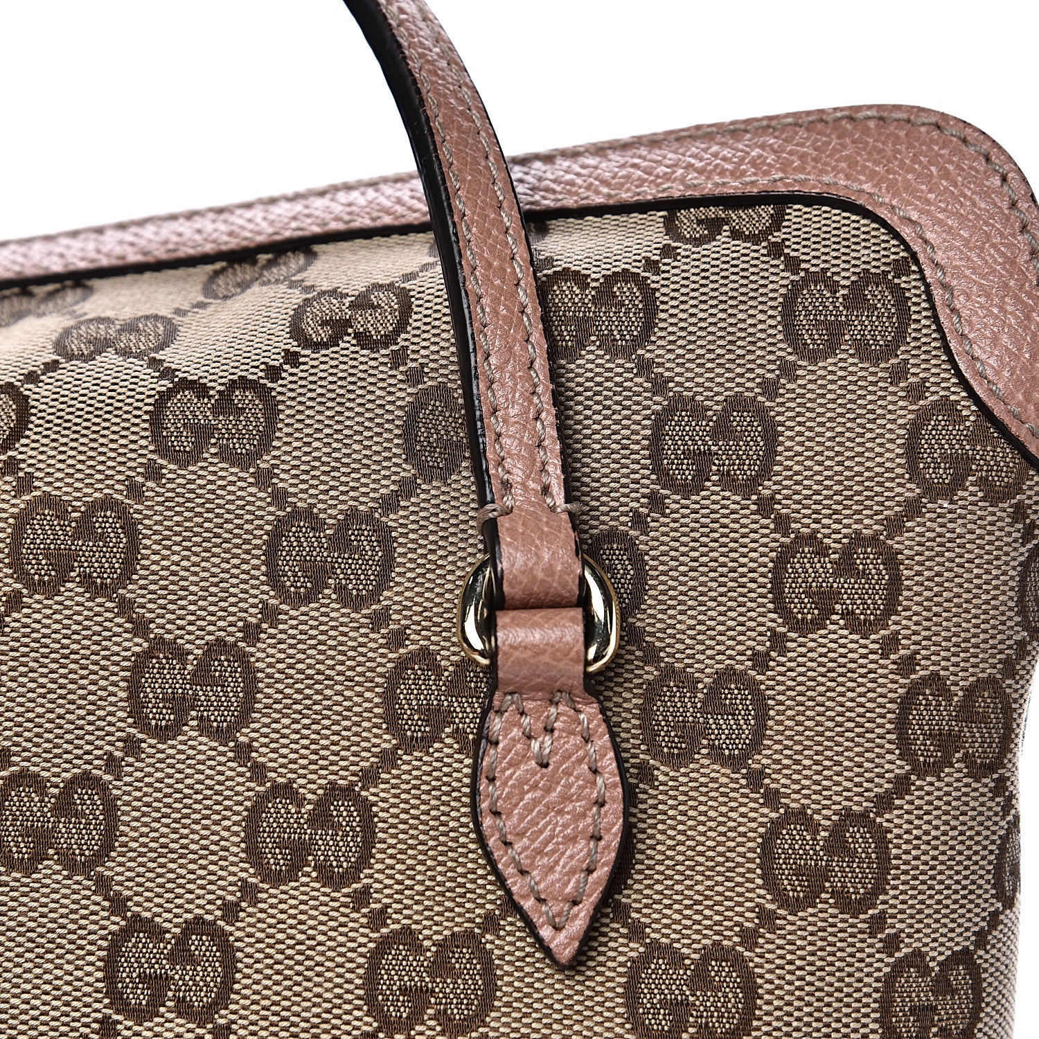 Gucci Monogram Medium Bree Foldover Tote Beige Soft Pink 16 of 17