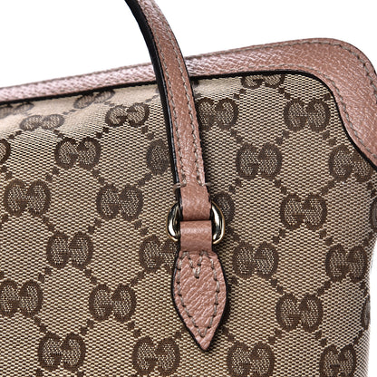 Gucci Monogram Medium Bree Foldover Tote Beige Soft Pink 16 of 17