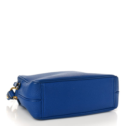 Prada Vitello Phenix Camera Bag Blue 4 of 10