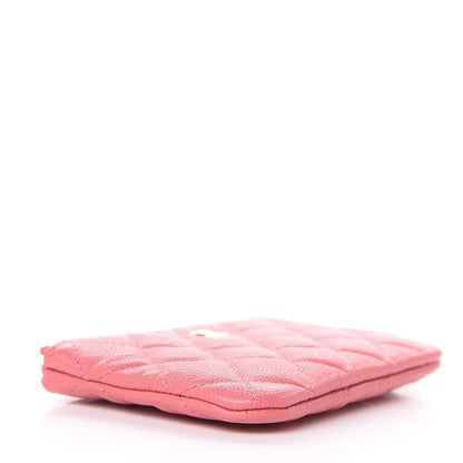 Chanel Caviar Quilted Small Cosmetic Case Pink 4 of 7