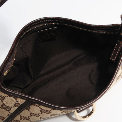 Gucci Monogram D Ring Abbey Pochette Brown 5 of 8