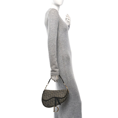 Christian Dior Monogram Saddle Bag Blue 2 of 11
