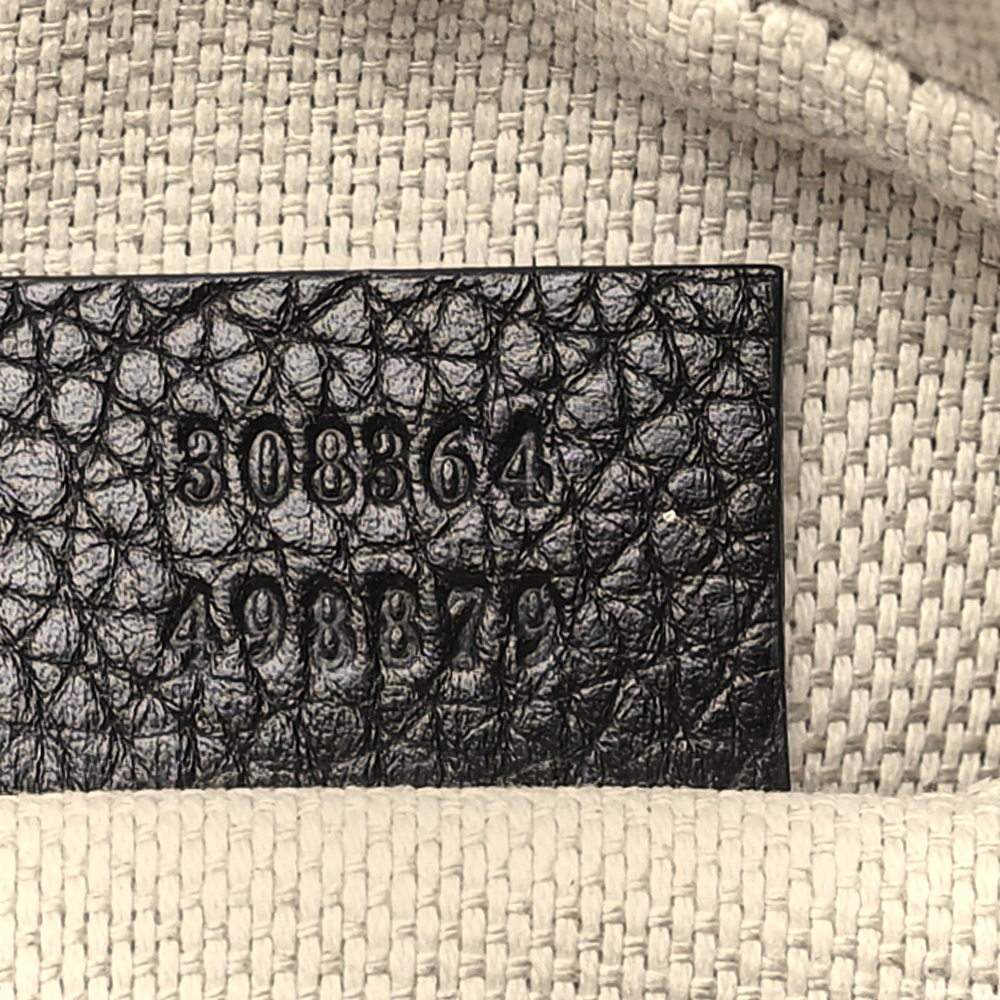 Pebbled Calfskin Small Soho Disco Bag Black