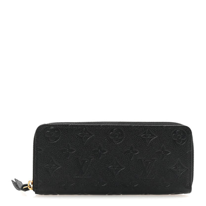 Louis Vuitton Empreinte Clemence Wallet Black 1 of 6
