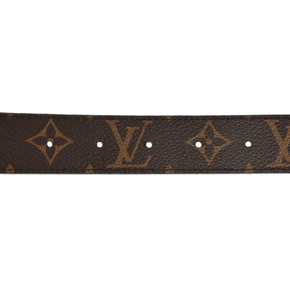 Louis Vuitton Calfskin Monogram 40mm LV Initiales Reversible Belt 85/34 Black 4 of 8