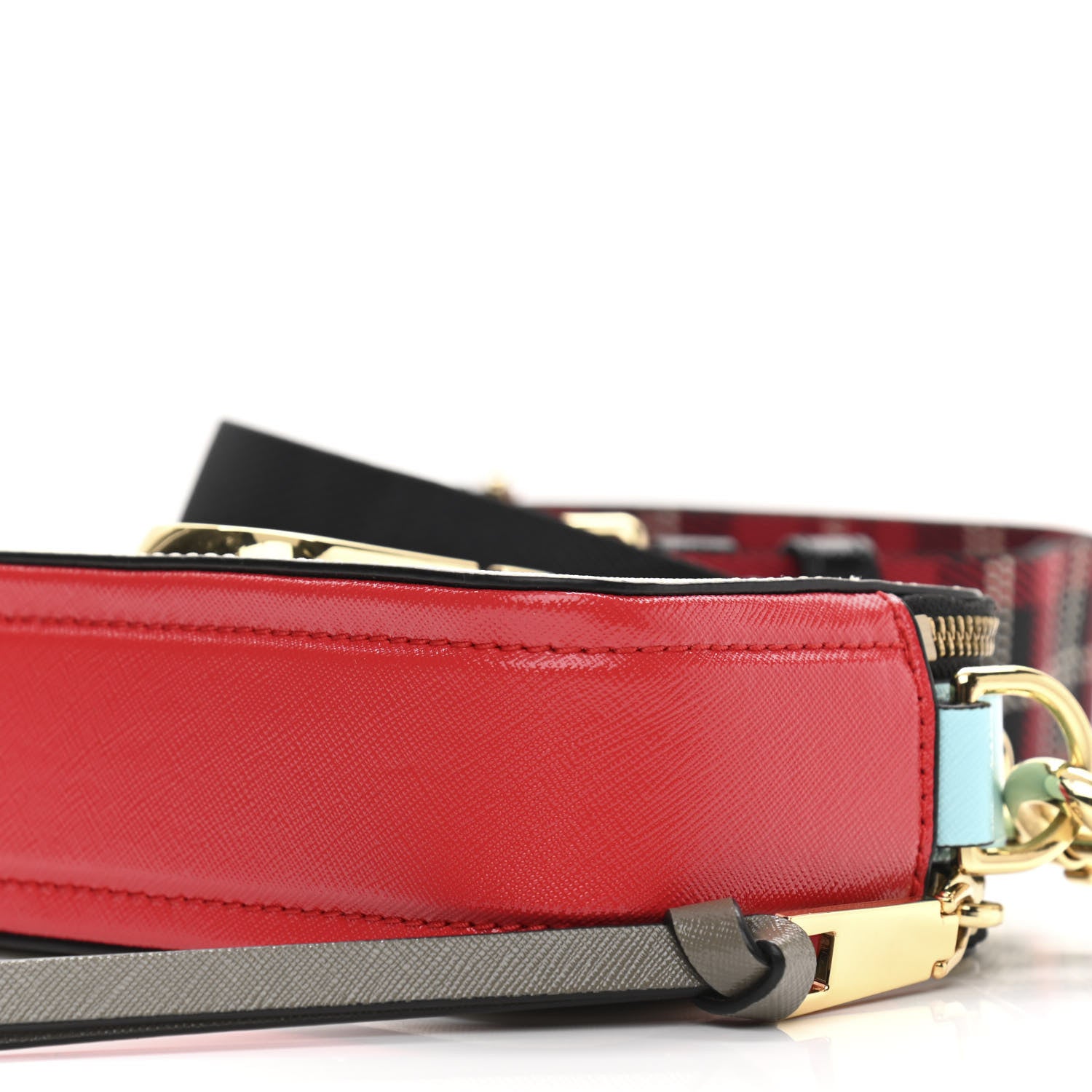 Marc Jacobs Saffiano Small Snapshot Camera Bag Porcelain Multi 12 of 12