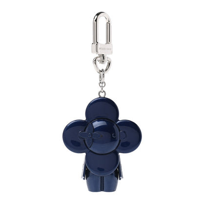 Louis Vuitton Metal Vivienne Bag Charm Key Holder Blue Marine 1 of 6