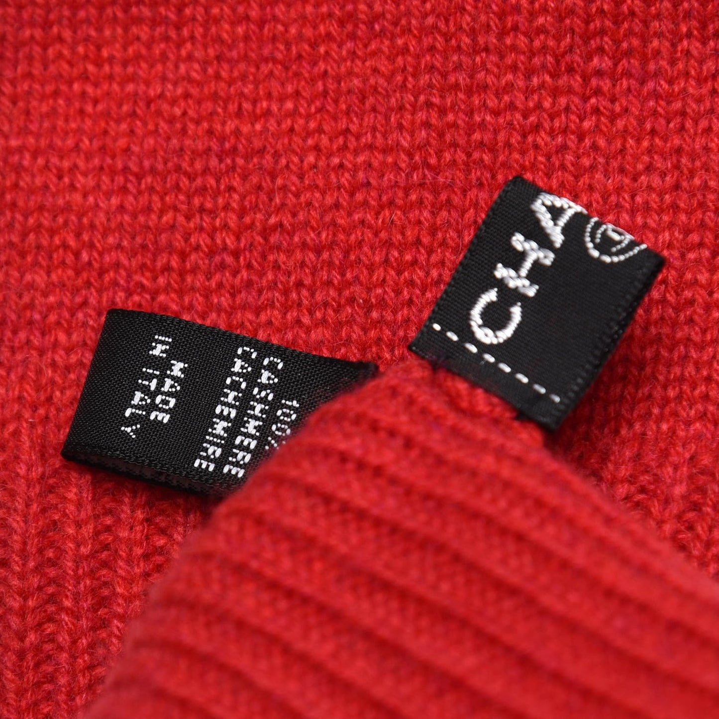 Cashmere CC Chain Gloves Red