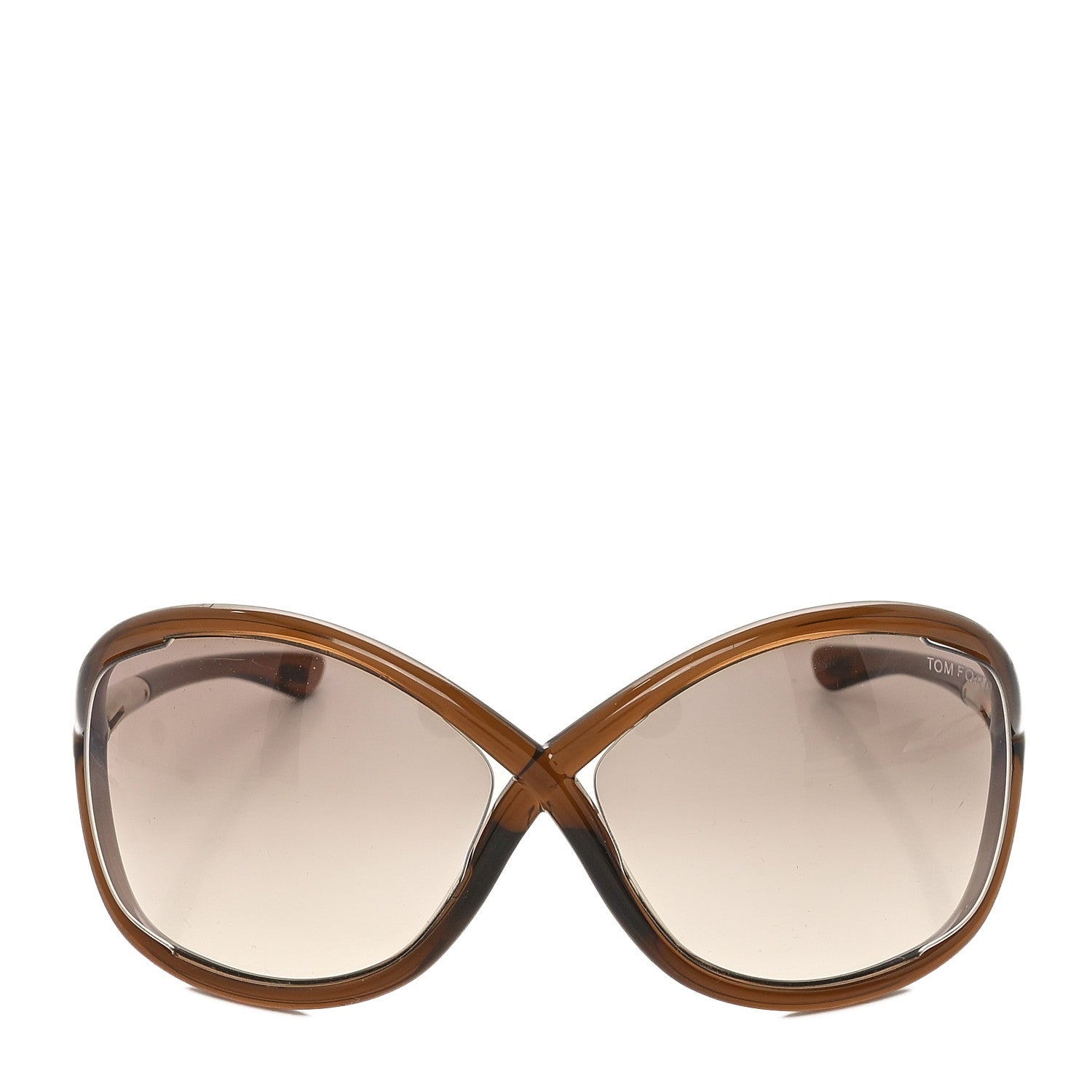 Tom Ford Acetate Whitney Crossover Sunglasses TF9 Brown 2 of 7